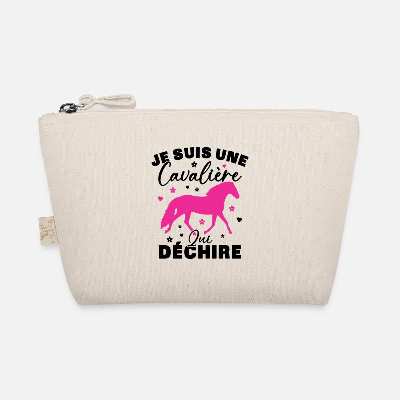 Cadeau Une cavalière équitation cheval qui déchire Trousse biologique