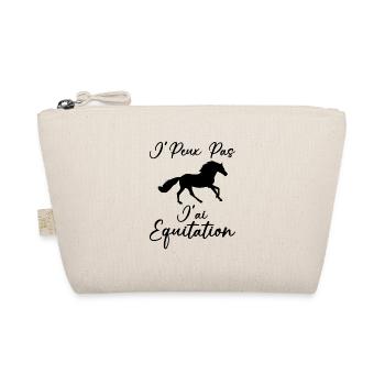 Je Peux Pas J'ai Équitation - Trousse biologique - nature - Devant