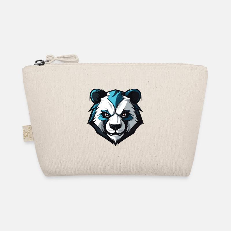 Panda Kopf Bio-Täschchen