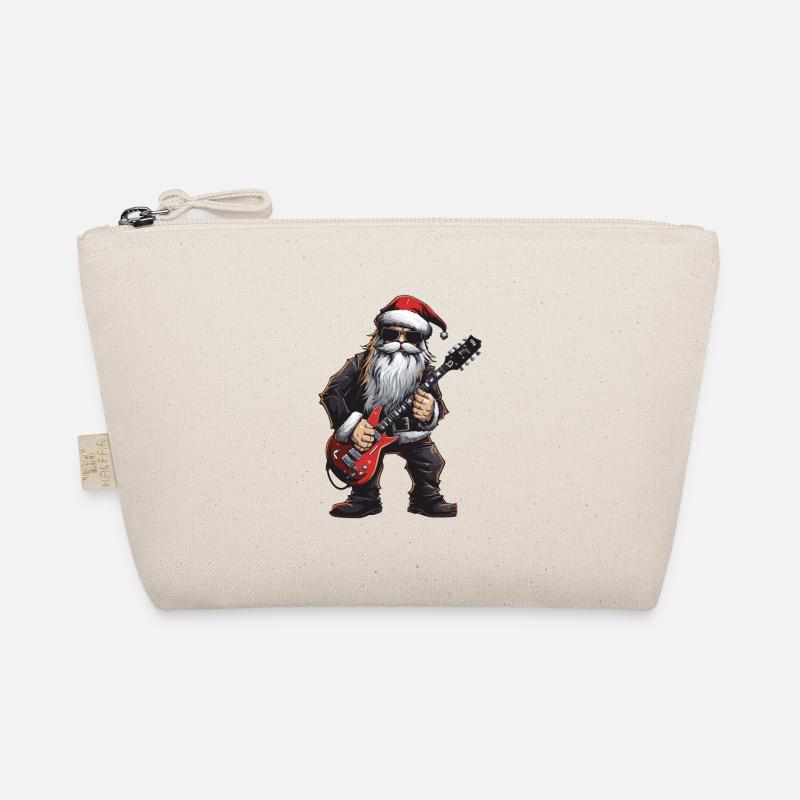 Santa Claus Guitar Santa Organic Pouch