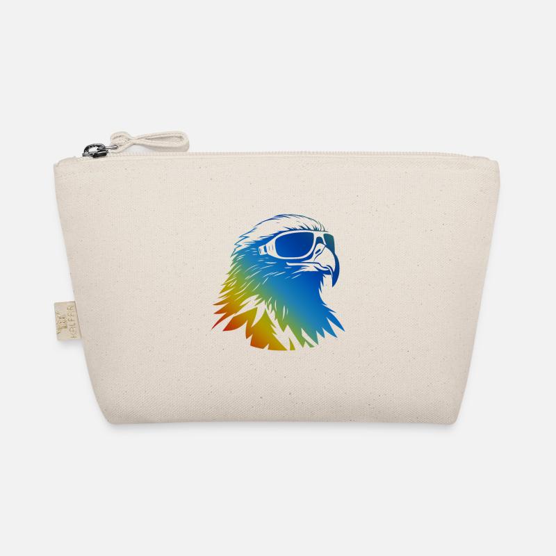 Ski Eagle Colorful Organic Pouch