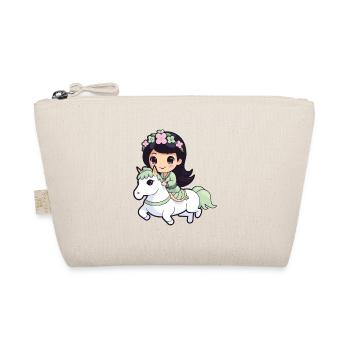 Bande dessinée de cheval de princesse - Trousse biologique - nature - Devant