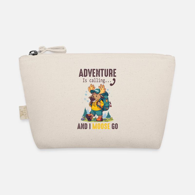Adventure Is Calling Kinder Cute Moose Bio-Täschchen