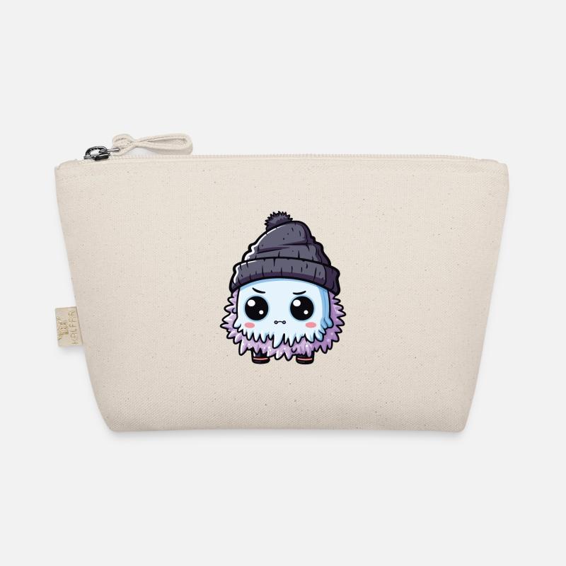 Winter Eskimo Comic Winterlich Bio-Täschchen