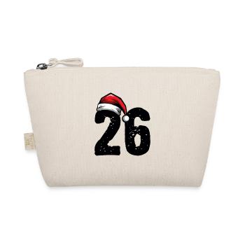 26 Number Christmas - Organic Pouch - nature - Front