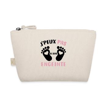 Cadeau Drôle Future Maman Annonce Grossesse - Trousse biologique - nature - Devant