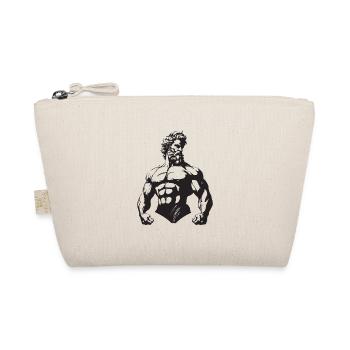 Bodybuilder Muscles Workout Gym - Organic Pouch - nature - Front