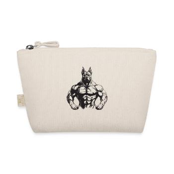 Dog Muscles Dog Workout Gym - Organic Pouch - nature - Front