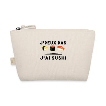 Je peux pas J'ai Sushi Humour Cadeau Drôle Sushis - Trousse biologique - nature - Devant