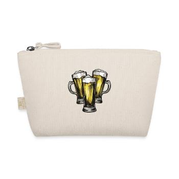 Beer Booze Drinking - Organic Pouch - nature - Front