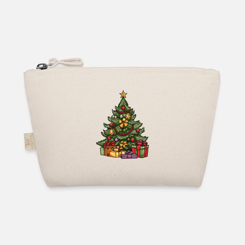 Tanne Xmas Weihnachten - Bio-Täschchen - Natur