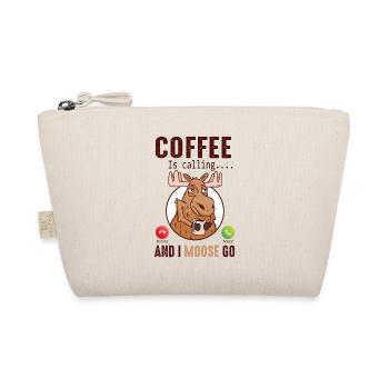 Coffee Is Calling And I Moose Go Elch - Organic Pouch - nature - Front
