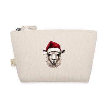 Alpaga Noël Portrait Lama Noël - Trousse biologique - nature - Devant