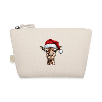 Girafe Noël Animal Portrait Noël - Trousse biologique - nature - Devant
