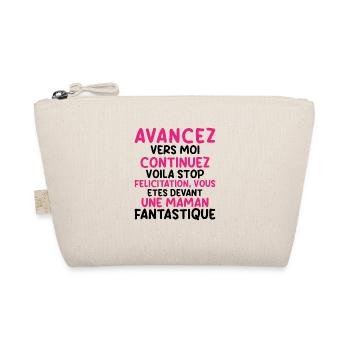 Femme Humour Super Cadeau Pour Maman Marrant Fille - Trousse biologique - nature - Devant