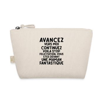 Femme Humour Super Cadeau Pour Maman Marrant Fille - Trousse biologique - nature - Devant