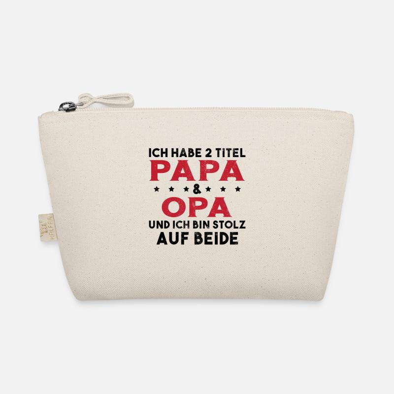 Opa Ich Habe Zwei Titel Und Bin Stolz Bio-Täschchen