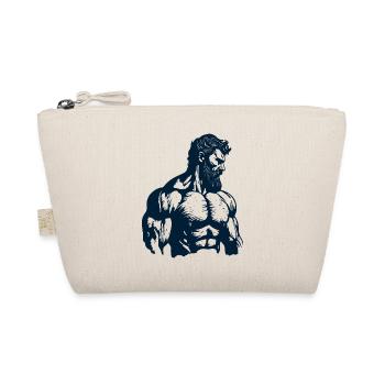 Powerful muscle figure - Organic Pouch - nature - Front
