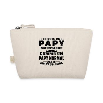 Un papy moustache comme un papy normal - Trousse biologique - nature - Devant