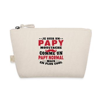 Un papy moustache comme un papy normal - Trousse biologique - nature - Devant