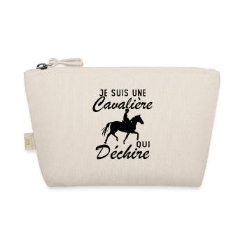 Je Suis Une Cavalière Qui Déchire Cadeau - Trousse biologique - nature - Devant