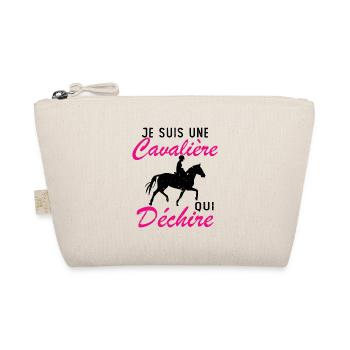 Je Suis Une Cavalière Qui Déchire Cadeau - Trousse biologique - nature - Devant