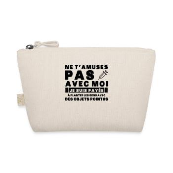 Infirmière Humour Idée de cadeau Prise de sang - Trousse biologique - nature - Devant