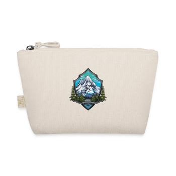 Mountains Symbol Hiking Shield - Organic Pouch - nature - Front