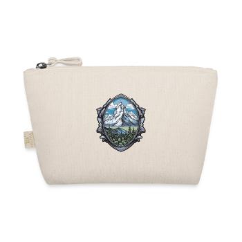 Mountains Winter Symbol - Bio-Täschchen - Natur - Vorne