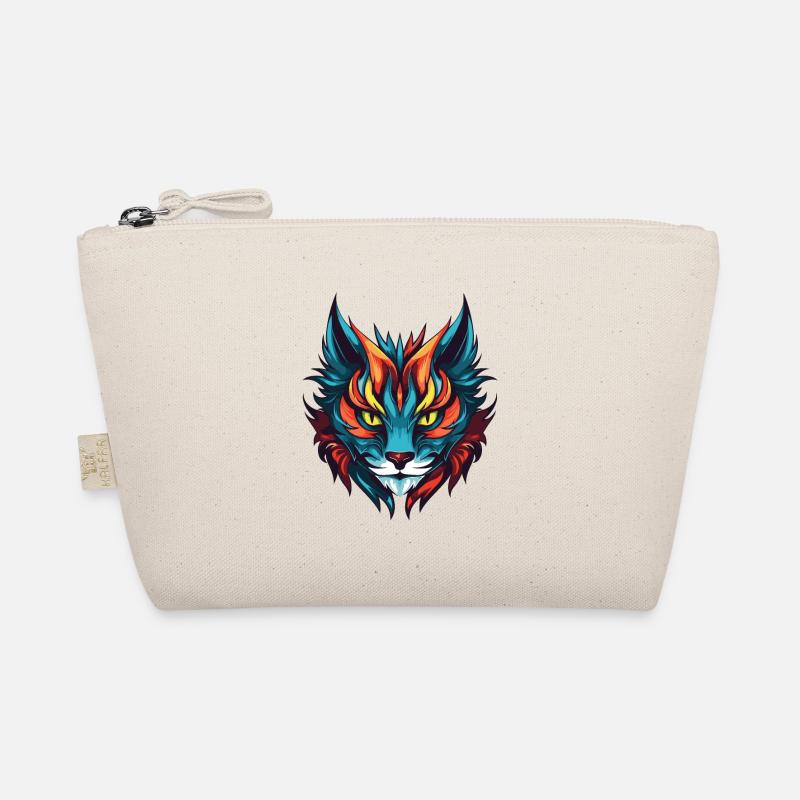Tête de symbole de chat Trousse biologique