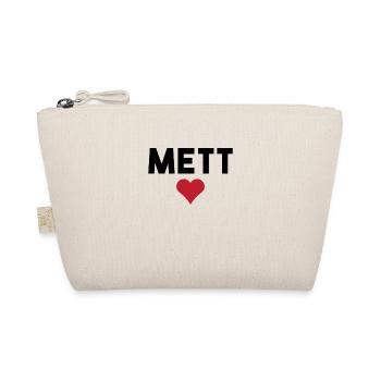 Mett Fleischher Lovers of Mettigel and meat - Organic Pouch - nature - Front