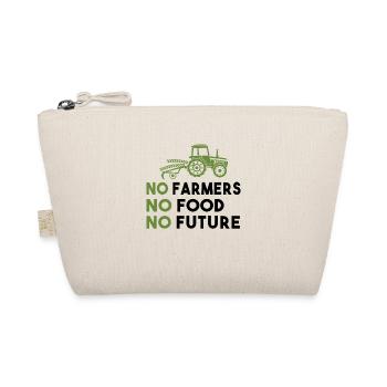 Bauerndemo No Farmers No Food No Future Landwirt - Bio-Täschchen - Natur - Vorne