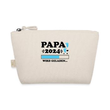 Vater 2024 Werdender Papa Loading 2024 - Bio-Täschchen - Natur - Vorne