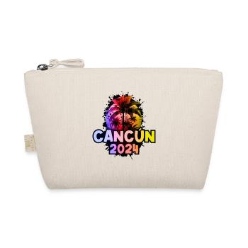 Cancun 2024 Holiday Colorful - Organic Pouch - nature - Front