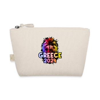 Greece 2024 Holiday Colorful - Organic Pouch - nature - Front