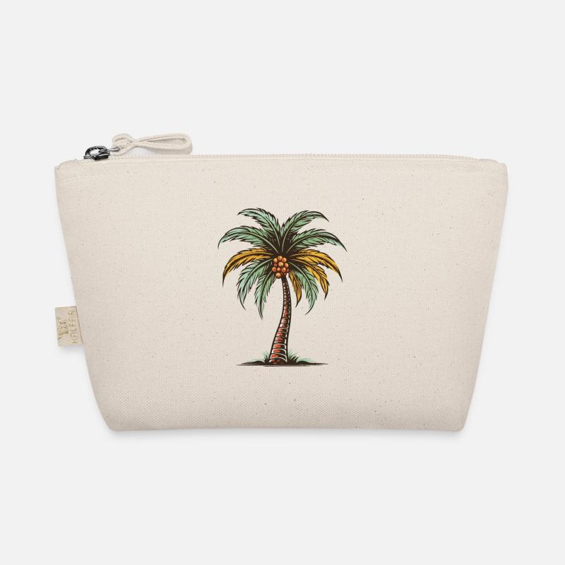 Palm Tree Holiday Icon Organic Pouch