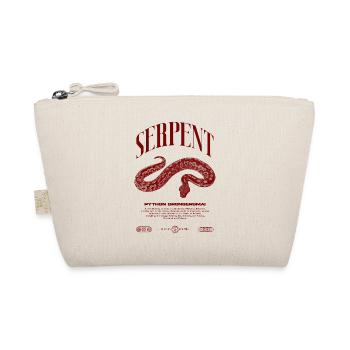 Blood Python Modern Reptile Keeper Streetwear - Organic Pouch - nature - Front