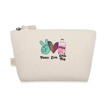 Week-end entre filles Peace Love Girls Trip 2024 - Trousse biologique - nature - Devant