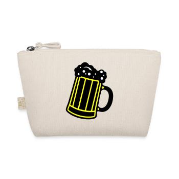 Bierkrug Bier Symbol Prost - Bio-Täschchen - Natur - Vorne