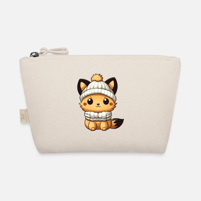 Fuchs Tier Baby Comic Bio-Täschchen