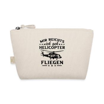 Mir reichts ich geh Helicopter - Bio-Täschchen - Natur - Vorne