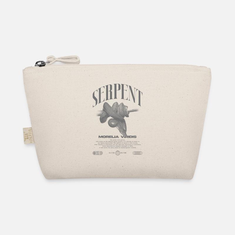 Grüner Baum Python Modern Reptile Keeper Streetwear Bio-Täschchen