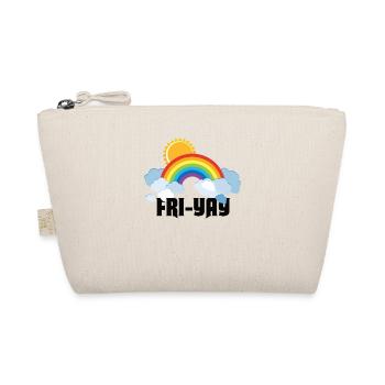 Fri Yay Teachers School Weekend Vibes - Organic Pouch - nature - Front