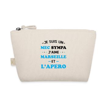 Faner Marseille und der Humor Marseillais Aperitif - Bio-Täschchen - Natur - Vorne