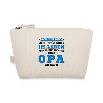 Nothing beats being a grandpa - Organic Pouch - nature - Front