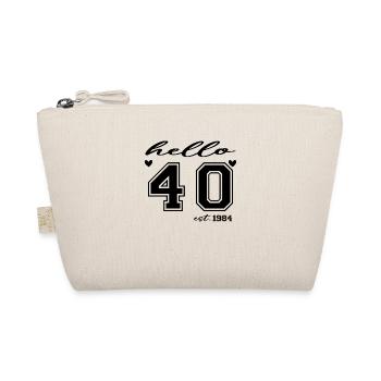Hallo 40 est 1984 - Bio-Täschchen - Natur - Vorne