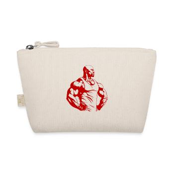 Bodybuilder Fitness Muscles Gym Bodybuilding - Organic Pouch - nature - Front