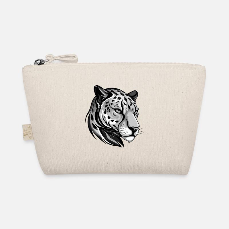 Cheetah Animal Head Organic Pouch