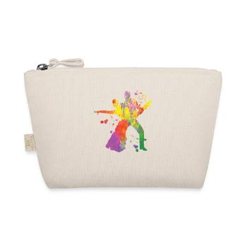 Latin Dancing Couple Aquarell Tänzerin - Bio-Täschchen - Natur - Vorne