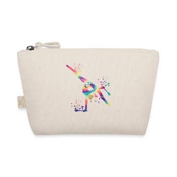 Gymnast With Clubs Rhythmic Gymnastics - Organic Pouch - nature - Front